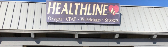 Paris, TX Healthline DME location storefront