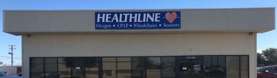 Wichita Falls, TX Healthline DME location storefront